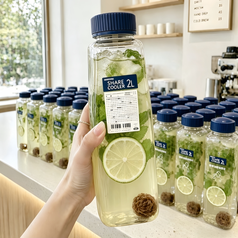 冷水壶家用冰箱食品级大容量凉水壶冷泡茶瓶子冷萃外带杯随手杯