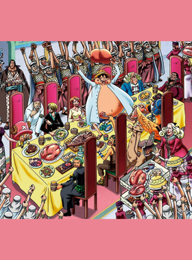 绝版现货 日本ENSKY进口拼图 动漫 ONE PIECE 海贼夜宴 108大片