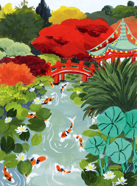 现货 法国 Pieces and Peace 进口小众质感拼图 日本庭院 1500片