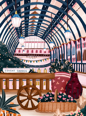 现货包邮 法国 Pieces Peace 小众进口拼图 伦敦科文特花园 500片