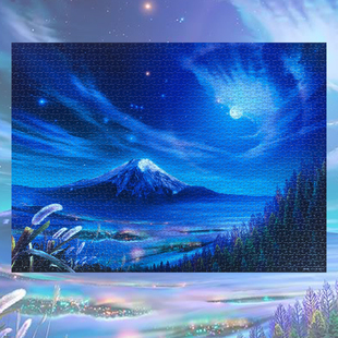 绝版 日本YANOMAN拼图 KAGAYA 星天日和 Treasure Night 2014片