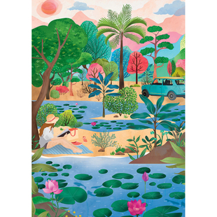 and Pieces 法国 1000片 进口小众质感拼图 私密时光 Peace 现货