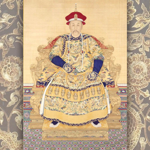 绝版现货 BG木质拼图 故宫博物院 雍正皇帝朝服像 500片 52x38cm