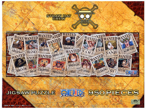 绝版现货 日本ENSKY进口拼图 海贼王 ONE PIECE 赏金通缉令 950片