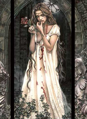 绝版现货 西班牙EDUCA拼图 黑暗哥特系列 守护天使 三联幅 1500片