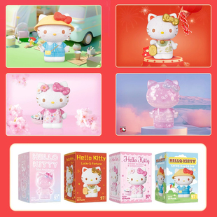 Hello Kitty50周年招财进宝去赏樱去春游 JP立体手办拼图 3djp