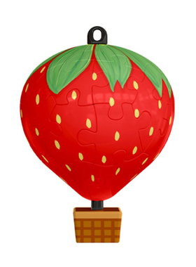 现货 3D-JP 背包挂件28片热气球造型钥匙扣拼图么团草莓甜心 3djp