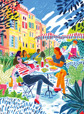 现货 法国 Pieces and Peace 进口小众质感拼图  露天阳光 1000片