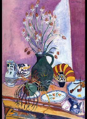 现货 意大利Mondo拼图 Henri Matisse 水仙与静物 1000片+相框