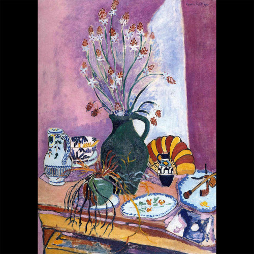 现货 意大利Mondo拼图 Henri Matisse 水仙与静物 1000片+相框