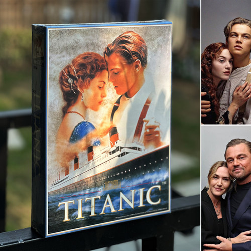 绝版 Central Hobby 日本进口拼图500片 TITANIC 泰坦尼克号 海报