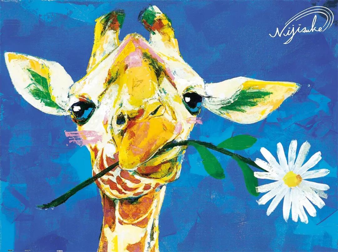 3D-JP拼图土居虹亮长颈鹿你好