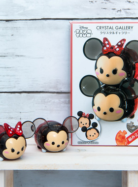 现货 日本HANAYAMA进口立体拼图 3D水晶玩具 米奇米妮叠叠乐 41片