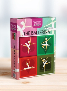 现货包邮 土耳其进口拼图 YAZZ 女芭蕾舞者 扑克 正方形 1023片