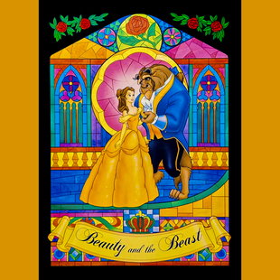 绝版现货 日本Tenyo进口拼图 美女与野兽 Beauty and Beast 108片