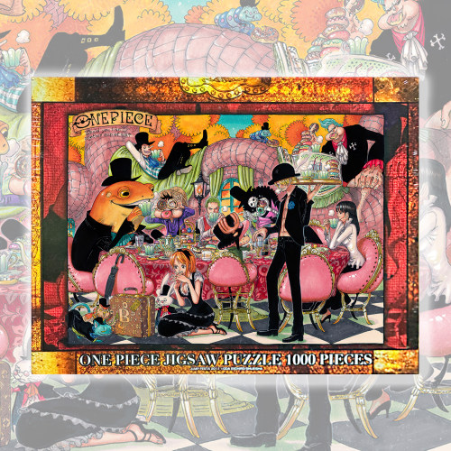 绝版 日本集英社进口拼图 OnePiece海贼王 A cup of tea? 1000片