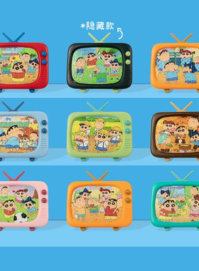 现货 3D-JP 蜡笔小新 我爱春日部防卫队系列 80片 摆件盲盒 3djp