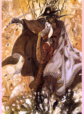 绝版现货 日本HANAYAMA进口拼图 天野喜孝 热情 Passion 520片