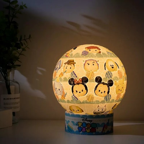 绝版现货 3D-JP立体灯光球体拼图 Tsum Tsum 全明星 236片 3djp