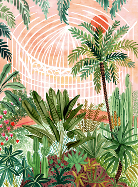 现货 Pieces and Peace 法国进口小众拼图 热带雨林温室 1000片