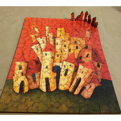 现货 美国ARTIFACT进口木质拼图 Tomasz Pietrzyk 尖顶红塔 248片