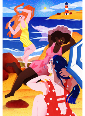 现货 Pieces and Peace 法国进口小众拼图 毕加索式日光浴 1000片