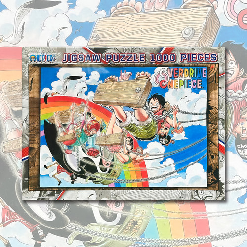 限量版 日本集英社进口拼图 One Piece 海贼王 Over Drive 1000片