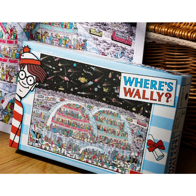 绝版3D-JP塑料平面拼图 Where's Wally 威利在哪里 太空日常 3djp