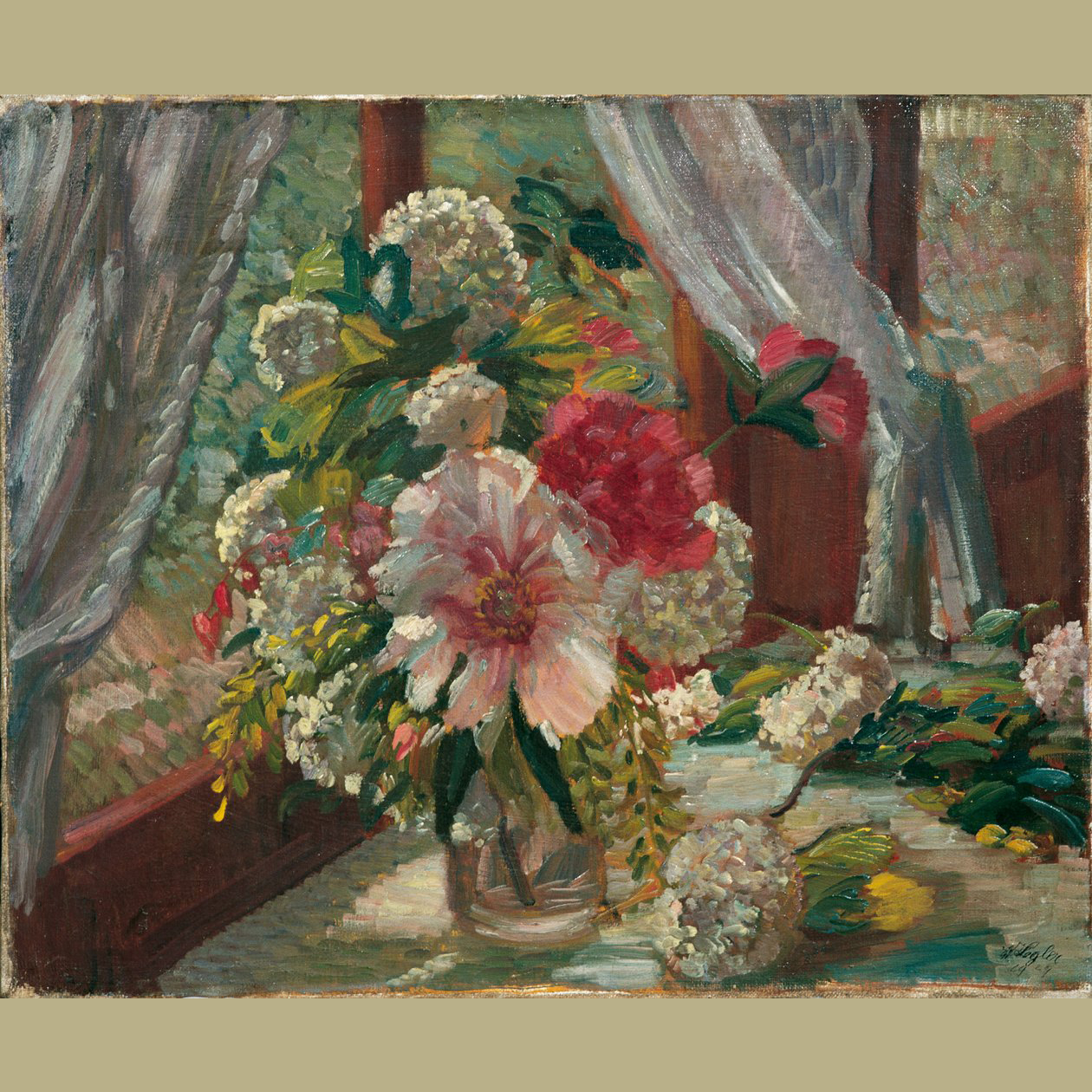 现货 意大利Mondo进口拼图 Legler Wilhelm 花卉 1000片+相框