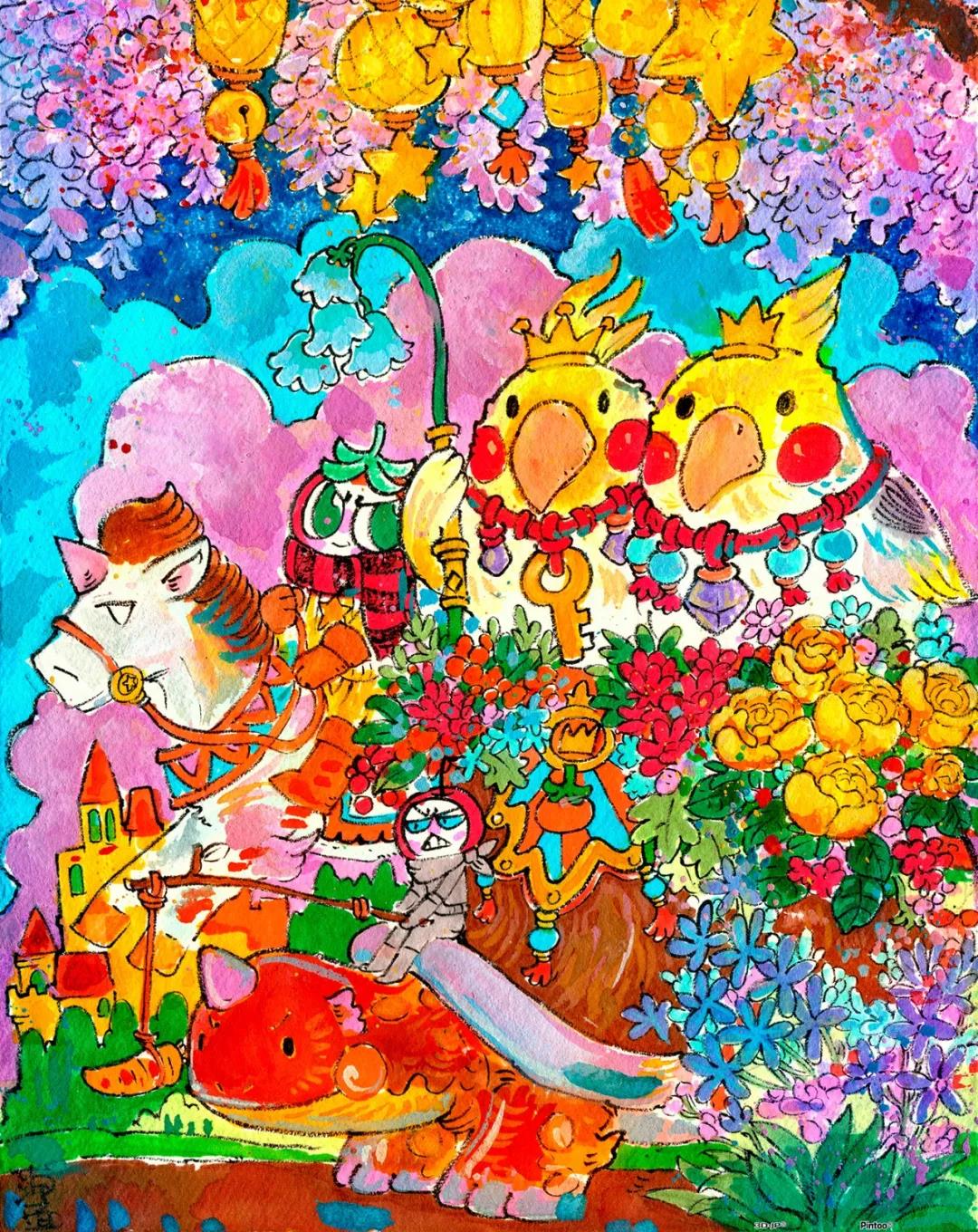 绝版现货 3D-JP塑料平面拼图 泡面 国王皇后 500片 3djp