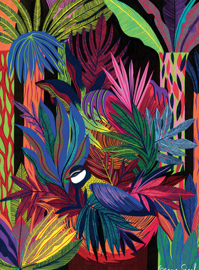 现货包邮 法国 Pieces Peace 进口小众质感拼图 鸟的诞生 2000片