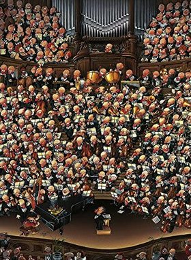 绝版 德国HEYE进口拼图 LOUP 演奏会（2000片）雷诺瓦拼图