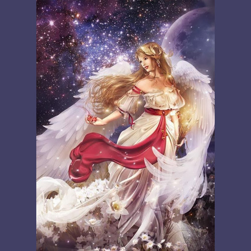 绝版现货 德国睿思Ravensburger进口拼图 曼妙天使 夜光 1000片