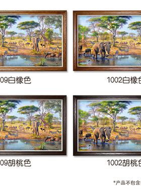 3D-JP塑料平面拼图 高档实木框 含面板和底板不含拼图 全景3000片