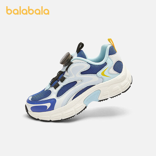 【balaOne】巴拉巴拉儿童运动鞋男女童鞋春秋2025新款透气跑步鞋