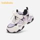 库洛米 鞋 巴拉巴拉童鞋 女童2025秋新款 子透气老爹鞋 儿童运动鞋