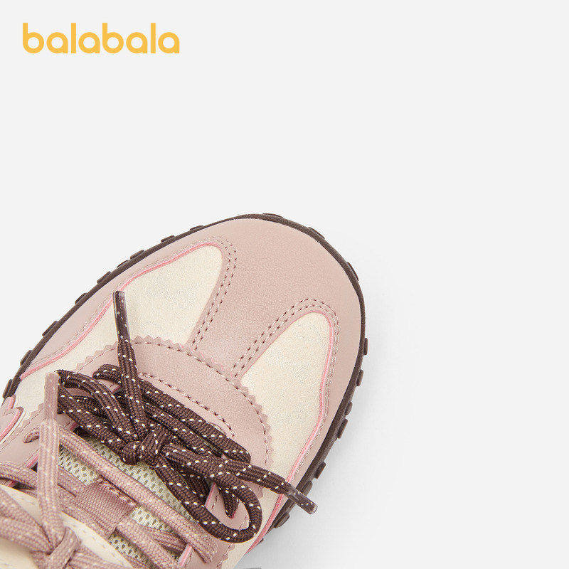 【商场同款】巴拉巴拉童鞋女童运动鞋复古芭蕾风2025秋冬新款鞋子