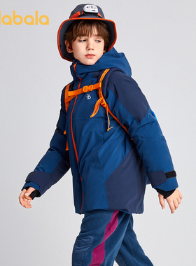 【bp】巴拉巴拉高端冬探石攀岩B-ProTech+户外拒水压胶鹅绒服