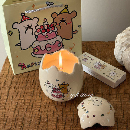 【生日蛋】小众高级香氛香薰蜡烛送男女生闺蜜有意义生日礼物套装