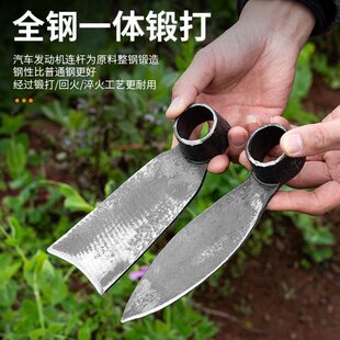 种菜家用锄头挖地开荒锰钢农具农用工具大全种地老式镢头刨挖冬笋