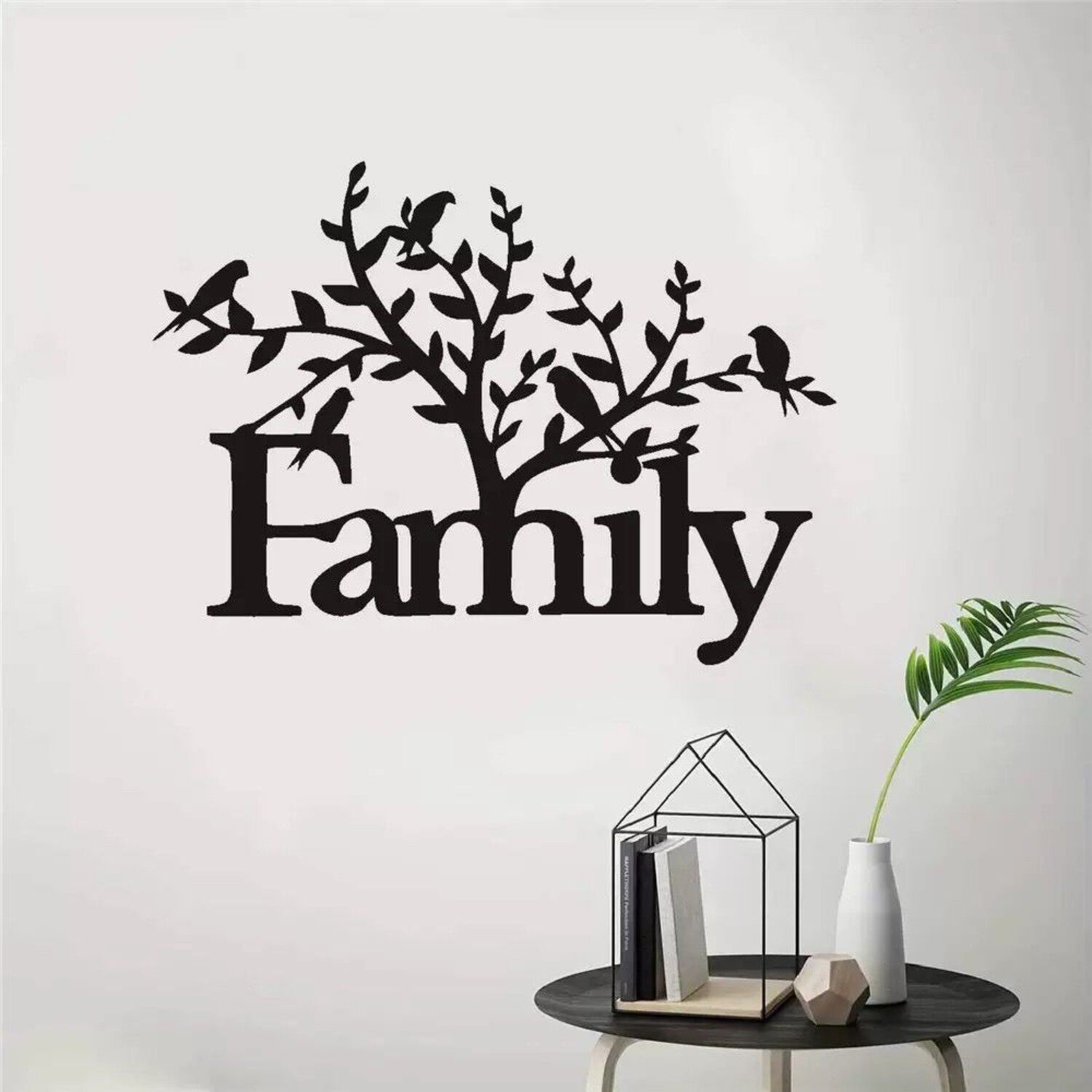 跨境Family铁艺欢迎金属墙饰艺术标志墙壁客厅墙面字母装饰挂件