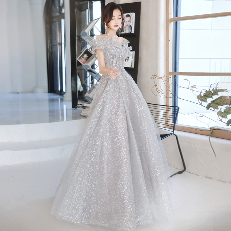 Elite advanced evening dress, french style, high-quality style