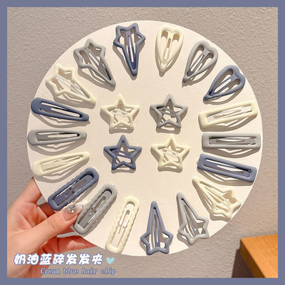 儿童星星碎发夹2025新款侧边刘海夹子女童前额无痕鸭嘴夹发卡头饰