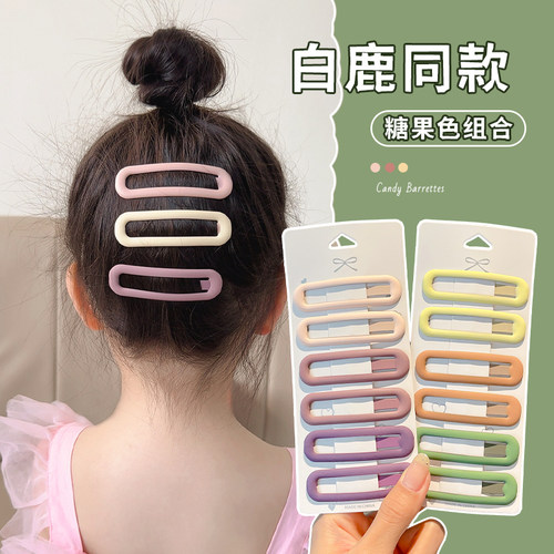 儿童发夹后脑勺宝宝发卡侧边夹