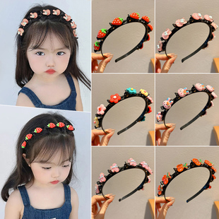 儿童发箍编发神器女童可爱刘海碎发卡宝宝头箍不伤发女孩洋气发饰