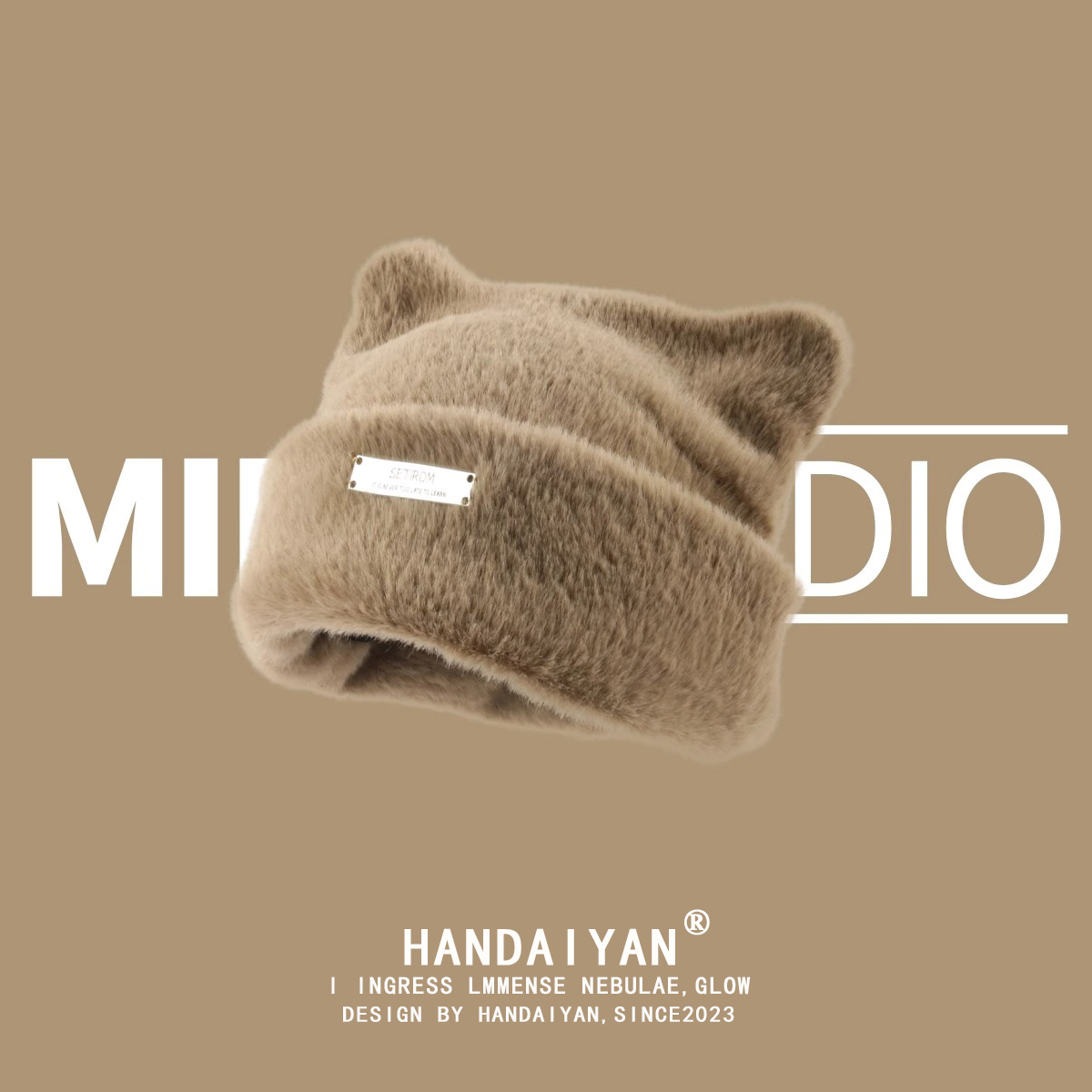 韩黛妍包头帽逛街可爱女冬季