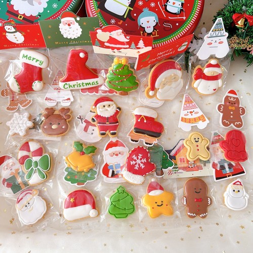 圣诞节成品翻糖糖霜饼干公司采购