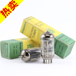 全新荷兰原盒吹喇叭 12AU7 5814带贴片D环 双柱圆环电子管 ECC82