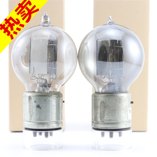 早期20年代全新美国刻字西电 VT-1/VT1/VT2/VT-2波胆铁座电子管