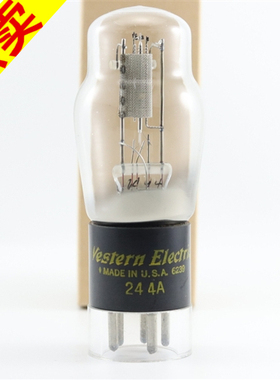 全新美国西电Western Electric 244A带方环编织网屏盒装244电子管
